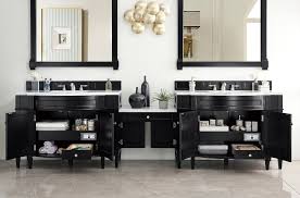 double sink vanities with makeup area