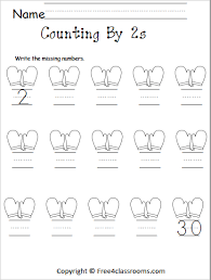 I also added a worksheet where students need to figure out the skip pattern before filling in the boxes. Free Winter Skip Counting By 2s Worksheet Free4classrooms