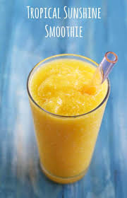 tropical sunshine smoothie the