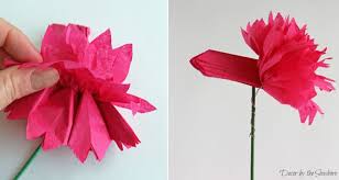 diy tissue paper flowers tutorial
