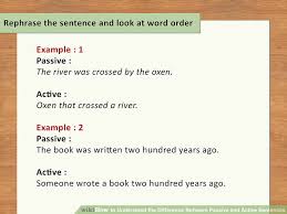 How To Understand The Difference Between Passive And Active Sentences