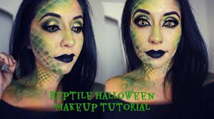 reptile halloween makeup you