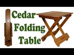 how to make a folding table you