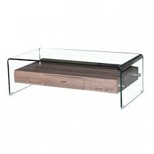 angola clear glass coffee table with