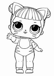 baby cat lol surprise doll coloring