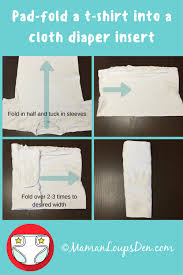 how to cloth diaper with a t shirt