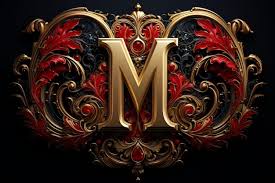 m letter logo design wallpaper
