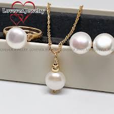 water pearl jewelry set