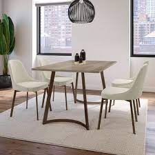 amisco harper dining chair cream boucle