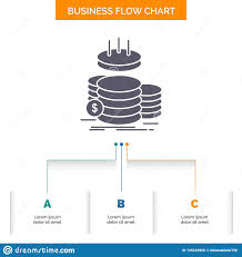 Coins Finance Gold Income Savings Business Flow Chart
