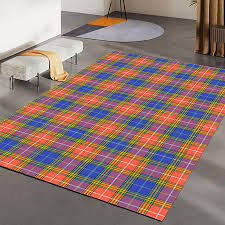 plaid rug mats carpet checd area