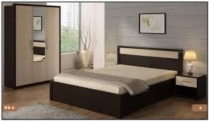 Plywood Laminated Queen Size Bed