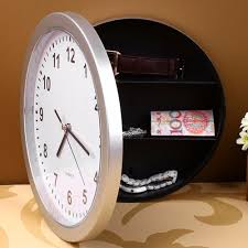 Wall Clock Safe Money Safety Box