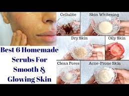 homemade face and body scrubs for
