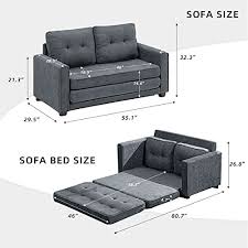 mellcom modern sofa bed mid century
