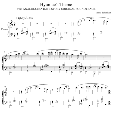 Service we're musicians dedicated to providing unsurpassed service to music lovers around the world. Hyun Ae S Theme Piano Sheet Music Isaac Schankler