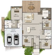 226m2 4 Bedrooms Home Plan 4 Bed 4