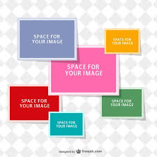 Photo Collage Template Vector Free Download