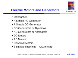 ppt electric motors and generators