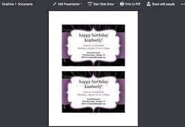Make Party Invitations Using Powerpoint Online