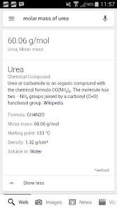 What Is The Molar Mass Of Urea Quora
