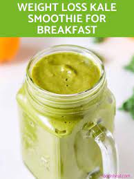 weight loss kale smoothie recipe for