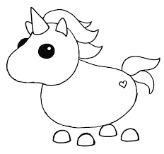Once the transaction is complete, your digital coloring sheet will be sent to you via ebay messaging. Unicorn Adopt Me Coloring Page Free Printable Coloring Pages For Kids