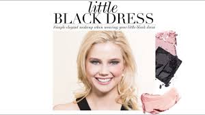 how to little black dress makeup you