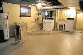 basement laundry room