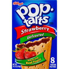 pop tarts unfrosted strawberry toaster