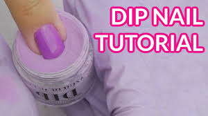 how to do dip nails at home