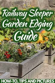 railway sleepers garden edging guide