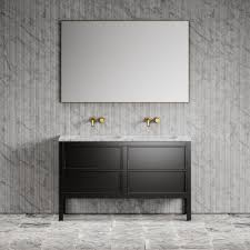 Which brand has the largest assortment of black bathroom vanities at the home depot? Stratford Bathroom Vanity Unit Black With Carrara Marble 1400 Vanity Units From Pietra Uk