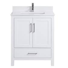 Bathroom wall mounted options are becoming popular choices for. 30 Elle By Remybath Silk White Bathroom Vanity Ml1830 Sw