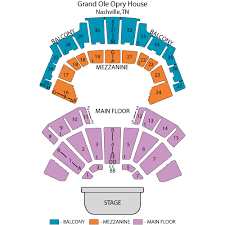 Grand Ole Opry Seating Diagram Terry Fator Show Seating