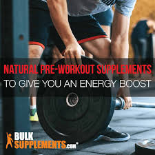 3 natural pre workout supplements to