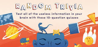 Only true fans will be able to answer all 50 halloween trivia questions correctly. 10 Question Random Trivia Quiz