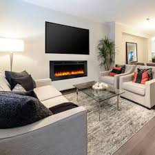 Wall Mounted Electric Fireplace Under
