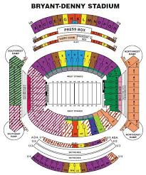 Bryant Denny Seating Chart Bryant Denny Stadium Seating