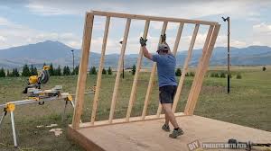 how to build a lean to shed