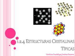 PPT) Estructuras Cristalinas 1 2.4 | Vero Lupita - Academia.edu