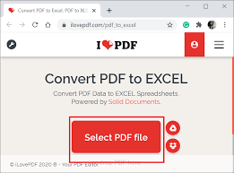 how to convert pdf to excel javatpoint
