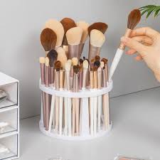 makeup brush holder round organizer