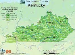 Map Of Zones For Plants Trees In Kentucky