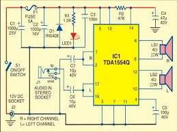 car stereo player circuit detailed