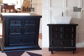 Just as with a regular vanity, you'll also need to cut holes for the faucet and handles. How To Turn An Old Nightstand Into A Bathroom Vanity Part 2