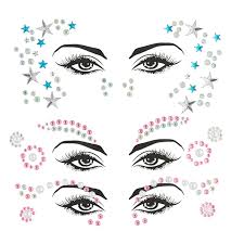 face gems stick eye jewels for women