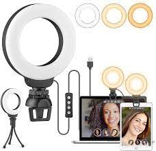 light modes dimmable led ringlight