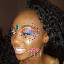 miami carnival makeup deposit face