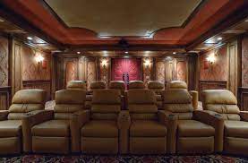 Home Theater Upholstered Fabric Walls